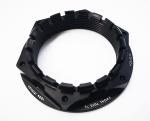 Hinterachsmutter aus Duraluminium für KTM 1290 - EVOTECH S.R.L - SCHWARZ - Rechts